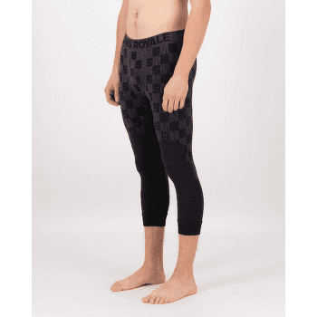 Colanți Mons Royale Ascender Merino Seamless 3/4 Legging Men Forged Iron / Black
