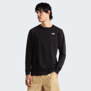 Tricou cu mânecă lungă The North Face Evolution Simple Dome Regular Long Sleeve Men TNF BLACK