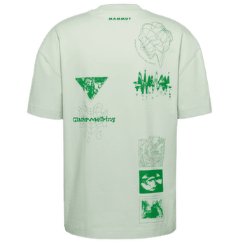 Tricou cu mânecă scurtă Mammut MAMMUT BASE RELAXED T-SHIRT MEN GLACIER 1288 silver sage