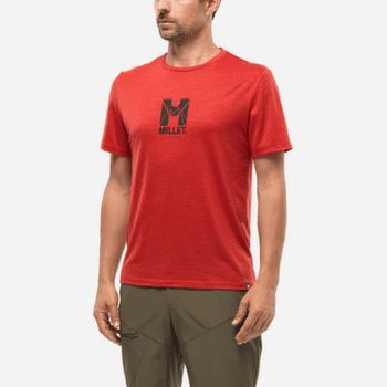 Tricou cu mânecă scurtă Millet UBIC WOOL TS SS Men CORONET BLUE