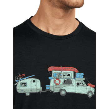 Tricou cu mânecă scurtă Icebreaker Merino 150 Tech Lite SS Tee Transportage Men ATLANTIS