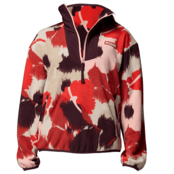 Hanorac Columbia Sequoia Grove Printed Half Zip Women Washed Red, Ikatbloom 643