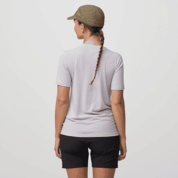 Tricou cu mânecă scurtă Fjällräven HOJA LUGNT WOOL T-SHIRT WOMEN Lavender Mist