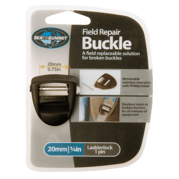 Cataramă Sea to Summit Ladderlock 1 Pin 20 mm Black