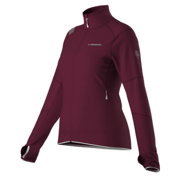 Hanorac La Sportiva Bockmattli 2.0 Ls Tech Shirt Women Red Plum