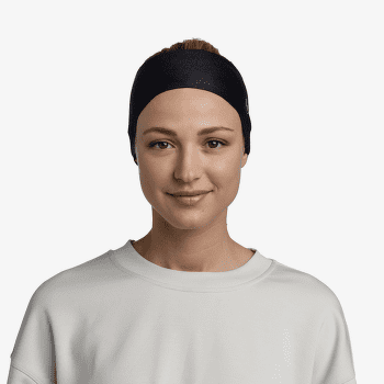 Bandă pentru cap Buff ThermoNet Headband SOLID BLACK