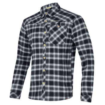 Cămașă cu mânecă lungă La Sportiva RAMBLER FLANNEL SHIRT Men Black/Lime Punch