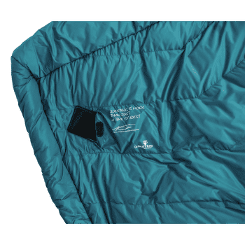 Sac de dormit Grüezi bag Biopod DownWool Subzero Comfort Autumn Blue