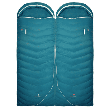 Sac de dormit Grüezi bag Biopod DownWool Subzero Comfort Autumn Blue