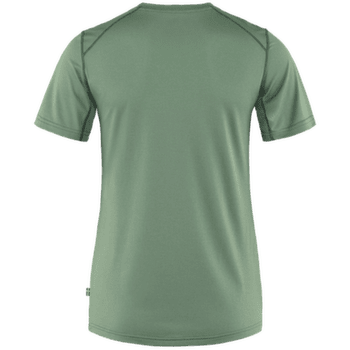 Tricou cu mânecă scurtă Fjällräven Abisko Day Hike SS Women Patina Green