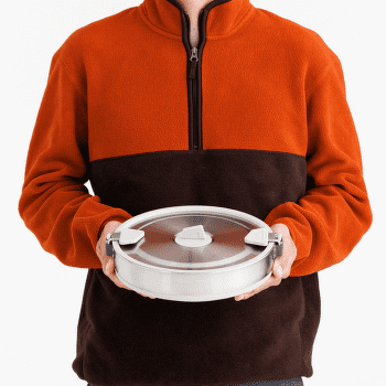 Oală Sea to Summit Detour Stainless Steel Collapsible Pot - 5L Moonstruck Grey