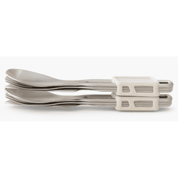 Tacâmuri Sea to Summit Detour Stainless Steel Cutlery Set - [2P] [6 Piece] Stainless Steel Grey
