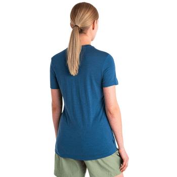 Tricou cu mânecă scurtă Icebreaker Merino 150 Tech Lite III SS Tee Mountain Lines Women DAWN