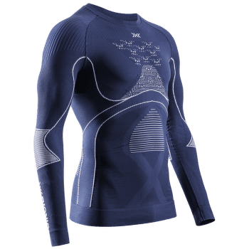 Tricou cu mânecă lungă X-Bionic Energy Accumulator 4.0 Shirt Round Neck Men Marine/Optical White
