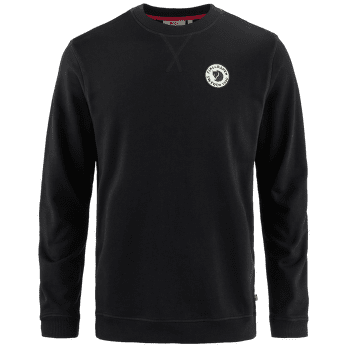 Tricou cu mânecă lungă Fjällräven 1960 Logo Badge Sweater Men Black