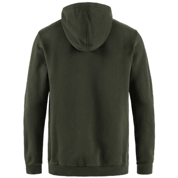 Hanorac Fjällräven Fjällräven Logo Hoodie Men Deep Forest