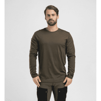 Tricou cu mânecă lungă Aclima LightWool 180 Crewneck Men Tarmac