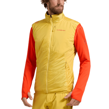 Vesta La Sportiva ASCENT PRIMALOFT® VEST Men Bamboo/Cherry Tomato