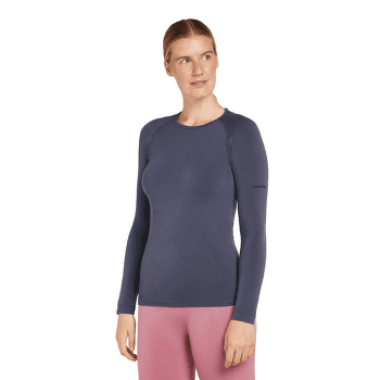 Tricou cu mânecă lungă Icebreaker Merino 260 ZoneKnit™ Seamless LS Crewe Women DECO