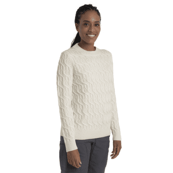 Pulover Icebreaker Merino Cable Knit Crewe Sweater Women UNDYED