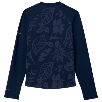 Tricou cu mânecă lungă Columbia Sandy Shores Printed LS Sunguard Youth Coll Navy Pasteled Tonal, Coll Navy 472