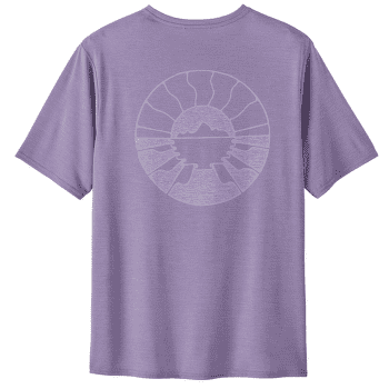 Tricou cu mânecă scurtă Patagonia Cap Cool Daily Graphic Shirt - Waters Forgotten Island: Concrete Purple X-Dye