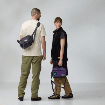 Geantă Fjällräven Vardag Shoulder Bag 6 Violette-Coal Black