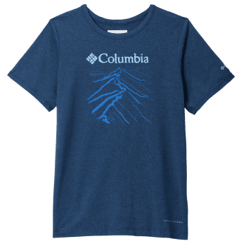 Tricou cu mânecă scurtă Columbia Tech Trail™ Short Sleeve Graphic Shirt Collegiate Navy Heather, Ridge Line Life 464