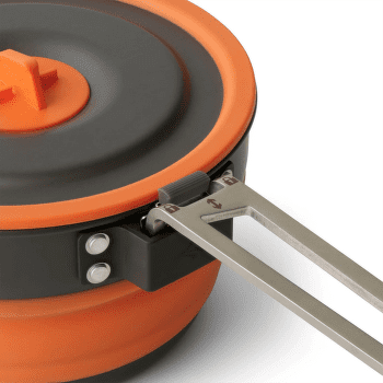 Oală Sea to Summit Frontier UL Collapsible Pot - 1L Puffins Bill Orange