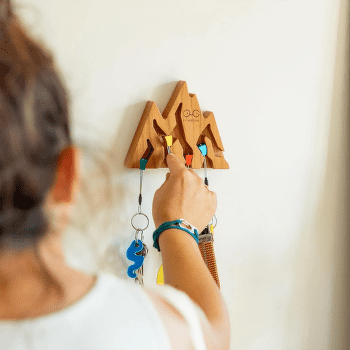 Breloc Y Y Vertical Key Holder Mountain Cherry