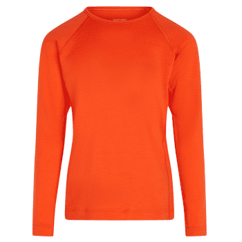 Tricou cu mânecă lungă Icebreaker Oasis LS Crewe Kids FERVID