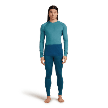 Tricou cu mânecă lungă Icebreaker Merino 200 ZoneKnit™ LS Crewe Men ATLANTIS/TOPAZ/CB