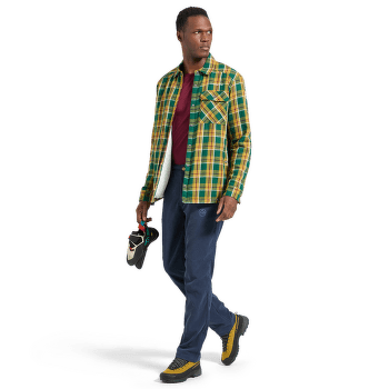 Cămașă cu mânecă lungă La Sportiva RAMBLER LINED FLANNEL SHIRT MEN Night Sky/Savana