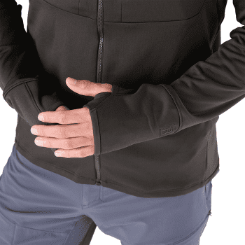 Hanorac Patagonia R1 Thermal Full-Zip Hoody Men Black