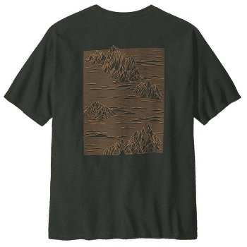 Tricou cu mânecă scurtă Patagonia Strataspire Responsibili-Tee Men Old Growth Green