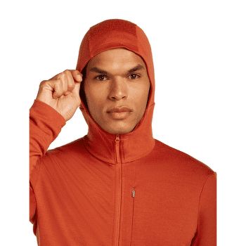 Hanorac Icebreaker Merino 260 Quantum IV LS Zip Hoodie Men BITTERSWEET