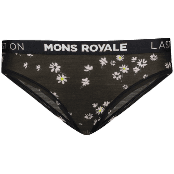 Chiloți Mons Royale Folo Merino Briefs Black Daisy