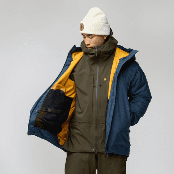 Jachetă Fjällräven Bergtagen 130 Insulation Jacket Men Mountain Blue-Mustard Yellow
