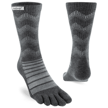 Șosete Injinji OUTDOOR MIDWEIGHT CREW WOOL SLATE