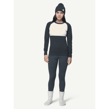 Tricou cu mânecă lungă Devold Expedition Merino Silk Shirt Women 000B  OFFWHITE/STONE