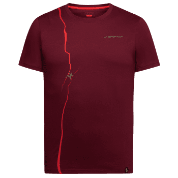 Tricou cu mânecă scurtă La Sportiva ROUTE T-SHIRT Men: Redwood/Mountain Red