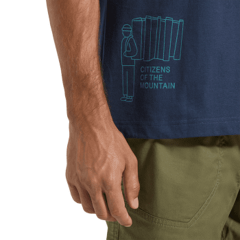 Tricou cu mânecă scurtă La Sportiva CITIZEN OF THE MOUNTAIN Men Onyx/Yellow