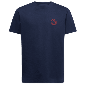 Tricou cu mânecă scurtă La Sportiva CIRCLE LOGO T-SHIRT Men Night Sky/Mountain Red