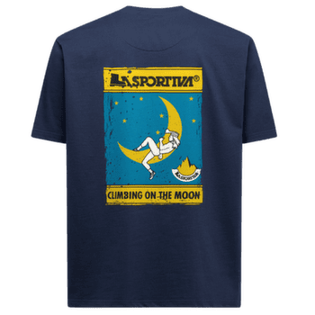 Tricou cu mânecă scurtă La Sportiva MOON CLIMB T-SHIRT Men Night Sky/Chalk