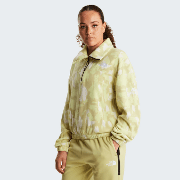 Hanorac The North Face MOUNTAIN ATHLETICS FLEECE 1/4 ZIP-PRIN Women DQD DEEP CYPRESS PAINTED MOUNTAINS PRINT