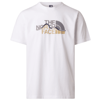 Tricou cu mânecă scurtă The North Face Mountain Line Regular Short Sleeve Tee - Graphic Men TNF WHITE