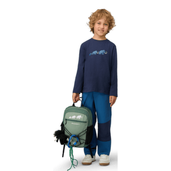 Tricou cu mânecă lungă Mammut MAMMUT CORE LONGSLEEVE KIDS LOGO marine 5118
