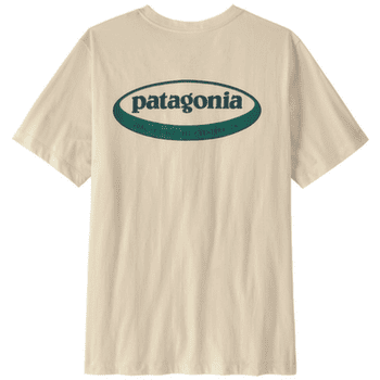 Tricou cu mânecă scurtă Patagonia ’95 Oval Logo T-Shirt Men Undyed Natural