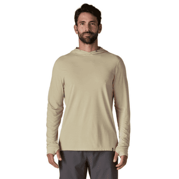 Tricou cu mânecă lungă Patagonia Cap Cool Ultra Hoody Men Pumice - Dyno White X-Dye