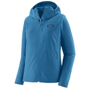 Jachetă Patagonia R1 CrossStrata Hoody Women Aquatic Blue